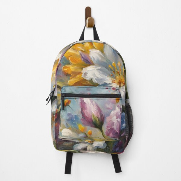 Item preview, Splash of Spring Flowers Oil Painting designed and sold by MoodyMuseArt.