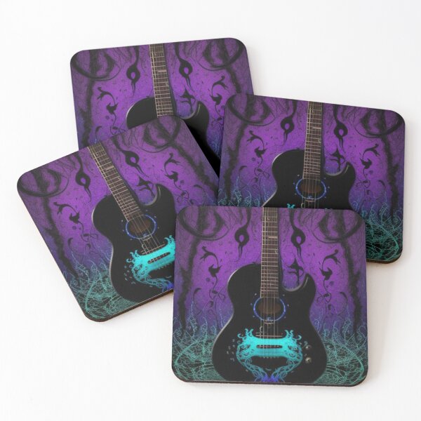Item preview, Abstract Guitar Graffiti Music Art designed and sold by TheDarkWardrobe.
