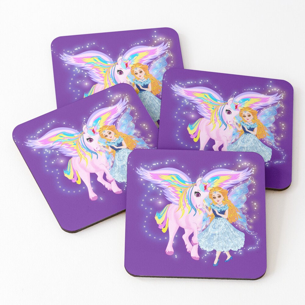 Item preview, Coasters (Set of 4) designed and sold by FairyBookClub.
