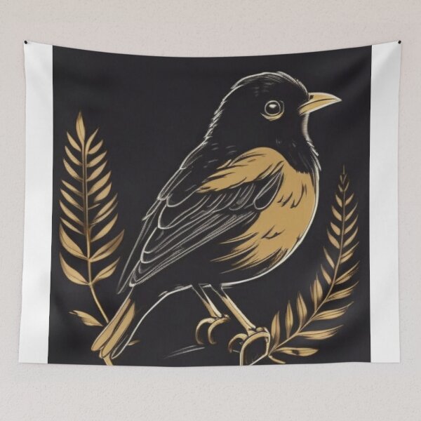 Item preview, canary in black background designed and sold by optimusprime39.