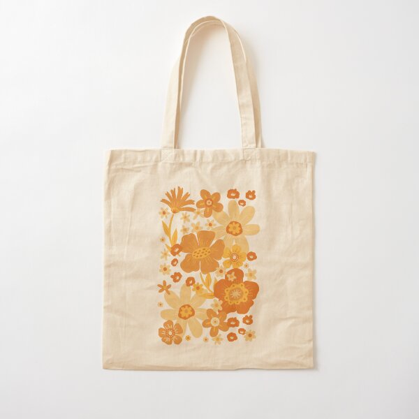Item preview, Groovy 60s Floral Party - Cream designed and sold by latheandquill.