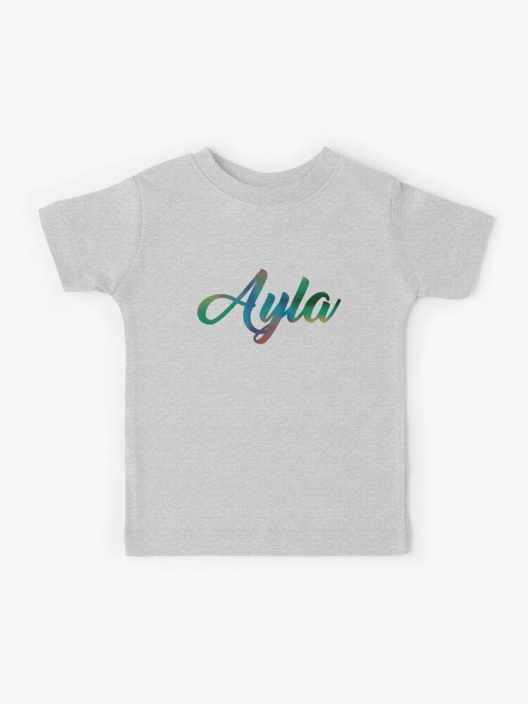 Personalized Name Toddler/Kids Sweatshirt My Name is Ayla Mashed Clothing Hi Everyone