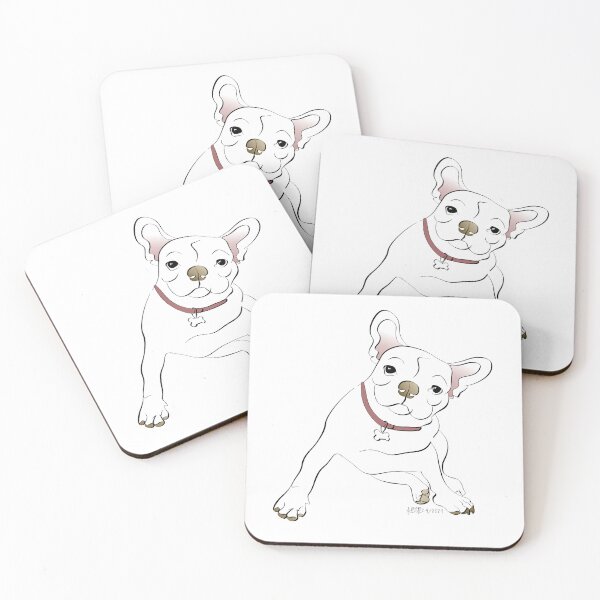 Item preview, Relaxng Frenchie. Sketched by Karen Little of Littleviews / Sketch-Views  designed and sold by Littleviews.
