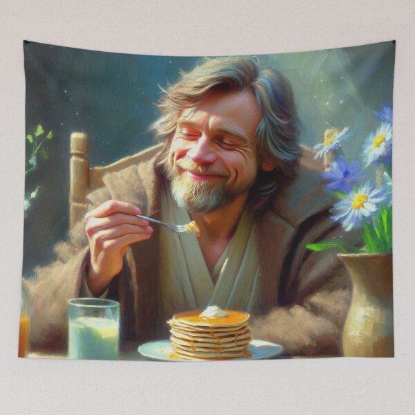 Item preview, Luke enjoying his Pancakes designed and sold by Liscar95.
