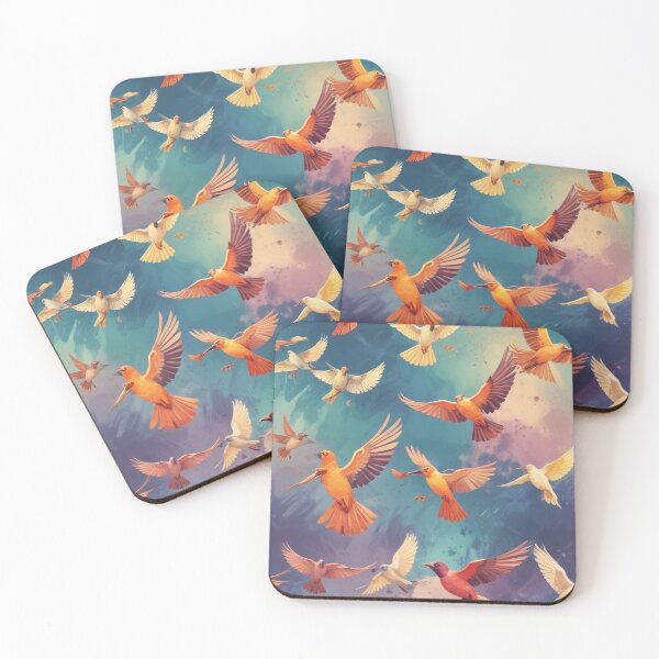 Item preview, Beautiful bird flying camouflage pattern print design designed and sold by Anshu3813.
