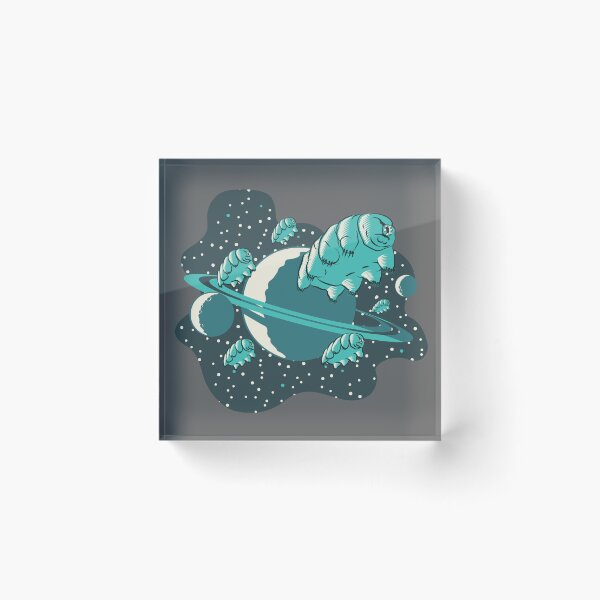Item preview, Tardigrade Invasion in Aqua designed and sold by Radial Designs.