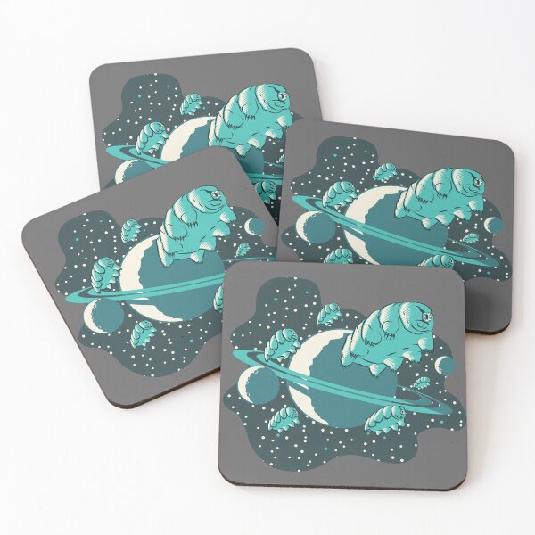 Item preview, Tardigrade Invasion in Aqua designed and sold by Radial Designs.