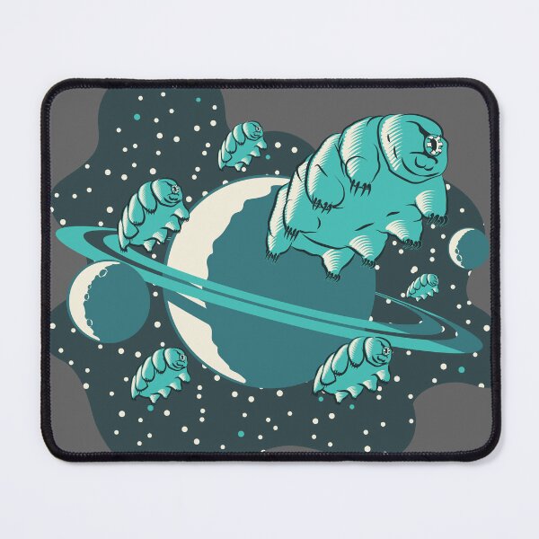 Item preview, Tardigrade Invasion in Aqua designed and sold by Radial Designs.
