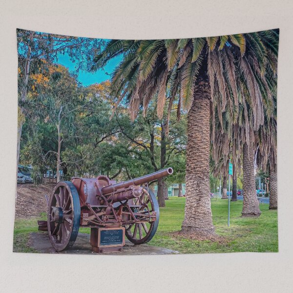 Item preview, The Canon and Four Palm Trees - Castlemaine, Victoria, Australia designed and sold by Steven Jodoin.