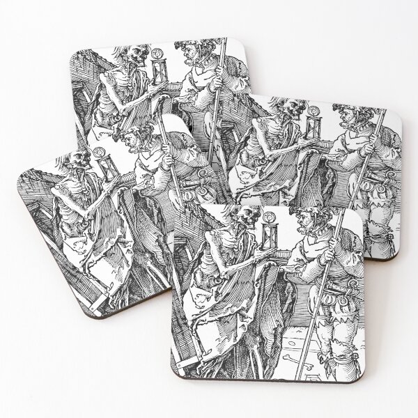 Item preview, "Death and the Lansquenet" by Albrecht Dürer (1510) designed and sold by Tristan Madden.