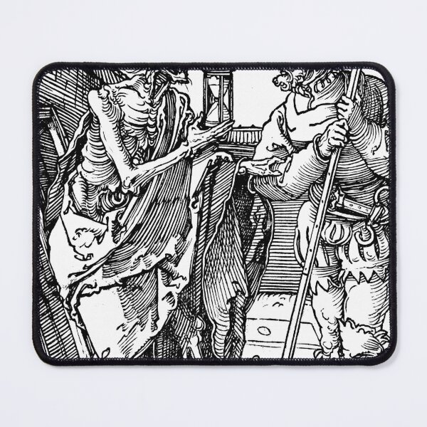 Item preview, "Death and the Lansquenet" by Albrecht Dürer (1510) designed and sold by Tristan Madden.
