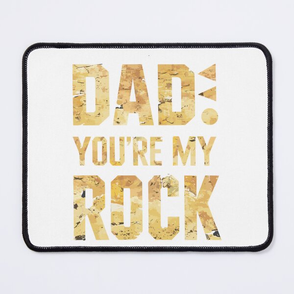 Item preview, Dad, You're My Rock: Father's Day Typography Tribute designed and sold by HahaHandlesHub.