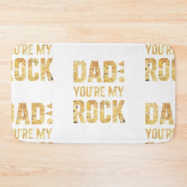 Item preview, Dad, You're My Rock: Father's Day Typography Tribute designed and sold by HahaHandlesHub.