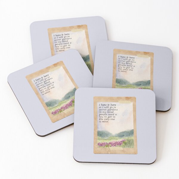 Item preview, I hate it here painting stamp  designed and sold by karma-style.