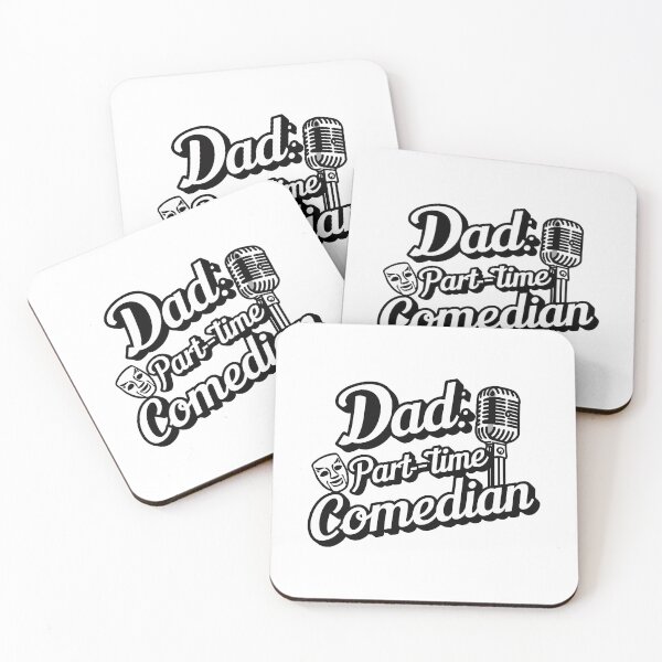 Item preview, Dad: Part-Time Comedian - Father's Day Humorous Illustration designed and sold by HahaHandlesHub.