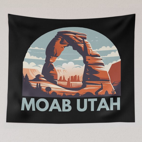 Aperçu de l'œuvre Moab Utah - Parc national emblématique des Arches créée et vendue par Designowner.
