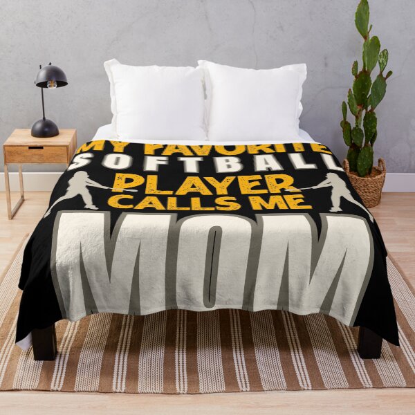 Item preview, Mothers Day, My Favorite Softball Player calls me Mom Design  designed and sold by LovelyHappyGift.