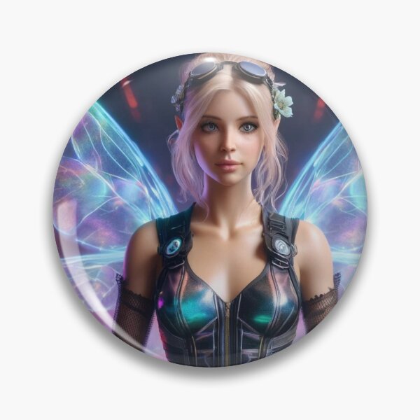 Item preview, Ivy Rosé the Cyberburner Fairy designed and sold by SparkedVisions.