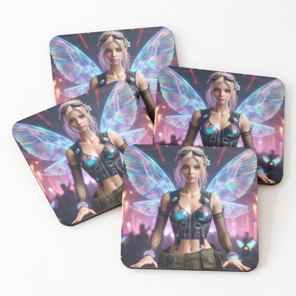Item preview, Ivy Rosé the Cyberburner Fairy designed and sold by SparkedVisions.