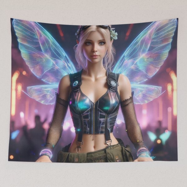 Item preview, Ivy Rosé the Cyberburner Fairy designed and sold by SparkedVisions.