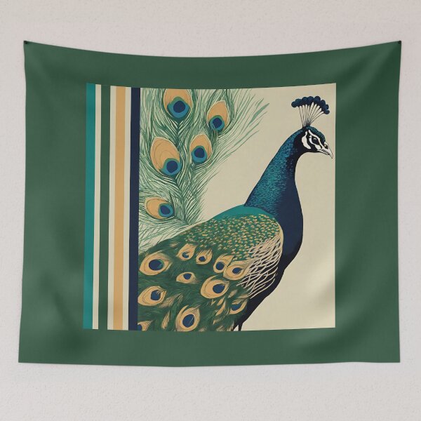 Item preview, Nouveau Peacock designed and sold by JISRH.