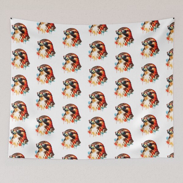 Item preview, Watercolor Red Tailed Hawk Wearing Sunglasses designed and sold by TheAnimalZ00.