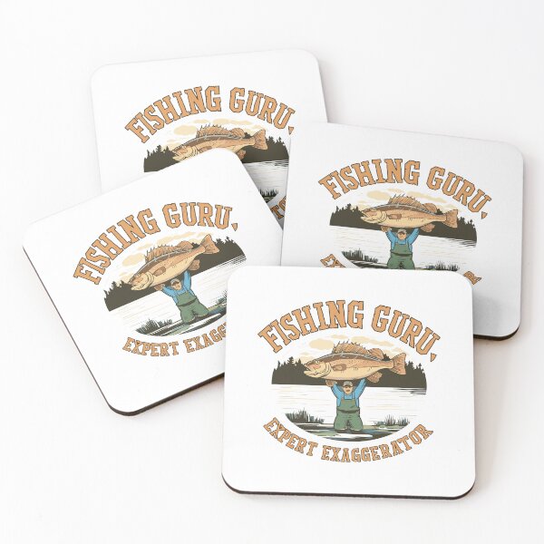 Item preview, Fishing Guru, Expert Exaggerator - Father's Day Lakeside Illustration designed and sold by HahaHandlesHub.