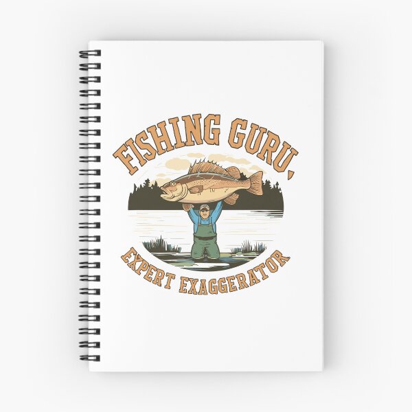 Item preview, Fishing Guru, Expert Exaggerator - Father's Day Lakeside Illustration designed and sold by HahaHandlesHub.