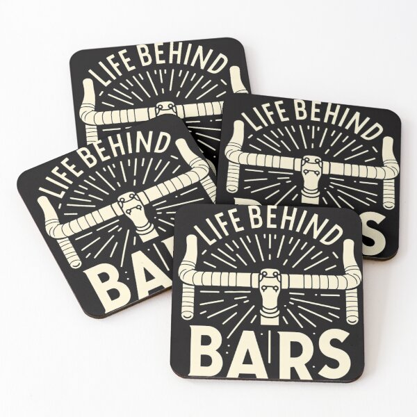 Item preview, Life Behind Bars - Adventure & Race Cyclist Tee designed and sold by Triathlongram.