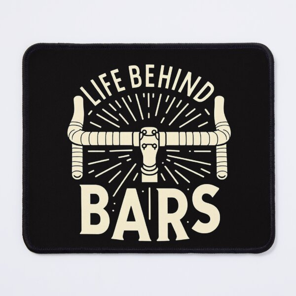 Item preview, Life Behind Bars - Adventure & Race Cyclist Tee designed and sold by Triathlongram.