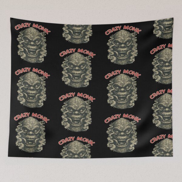 Aperçu de l'œuvre Motif imprimé Crazy Monkey créée et vendue par My-Hoodies.