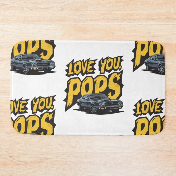 Item preview, Love You, Pops! Vintage Car Father's Day Typography Art designed and sold by HahaHandlesHub.