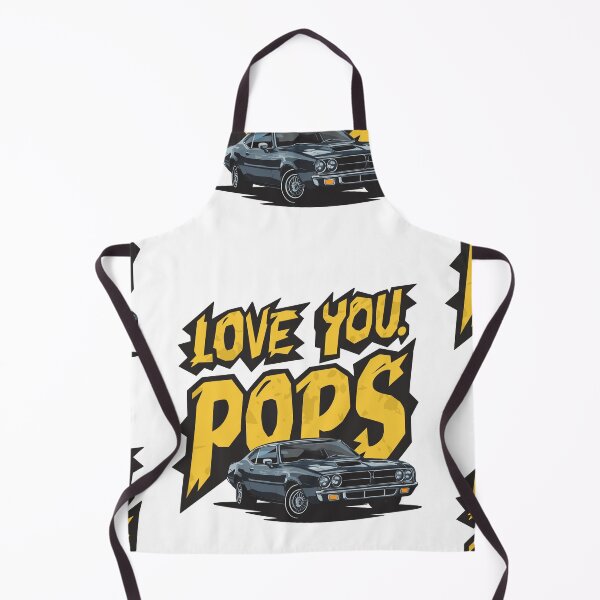 Item preview, Love You, Pops! Vintage Car Father's Day Typography Art designed and sold by HahaHandlesHub.