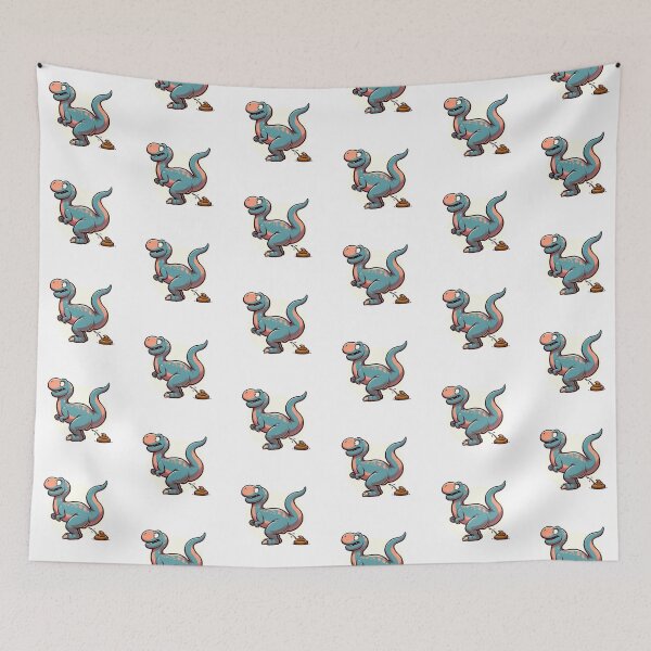 Item preview, Jurassic Droppings: The Prehistoric Poo Parade - Pooping Dinosaur designed and sold by Ink-Whiskers.