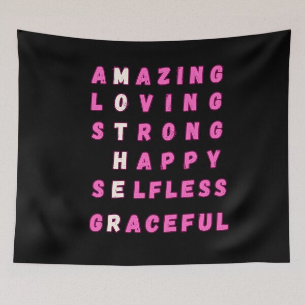Item preview, Mothers Day, Amazing, Loving, Strong, Happy Mama  Design  designed and sold by LovelyHappyGift.