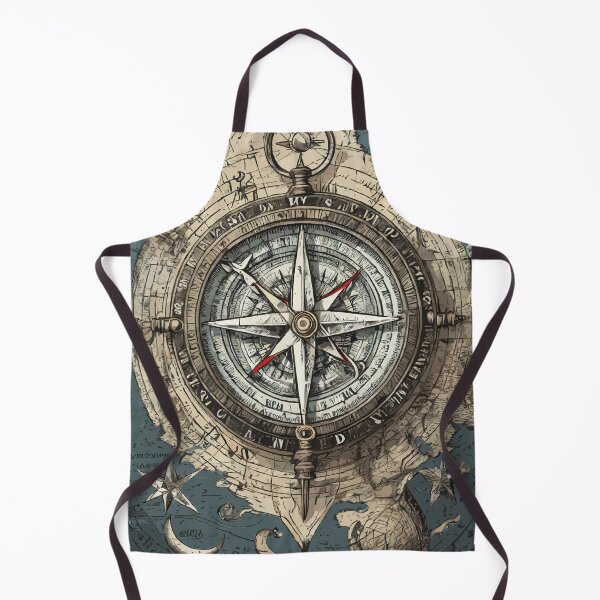 Item preview, Guiding North: Vintage Compass Art designed and sold by bb-15artstudio.