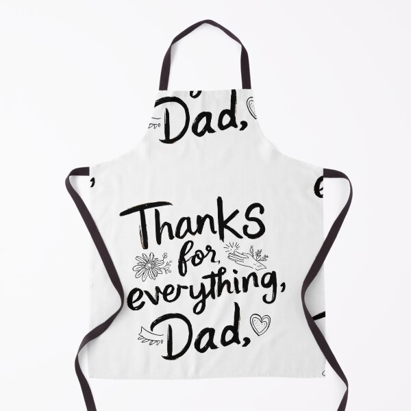 Item preview, Thanks for Everything, Dad - Heartfelt Father's Day Typography Art designed and sold by HahaHandlesHub.