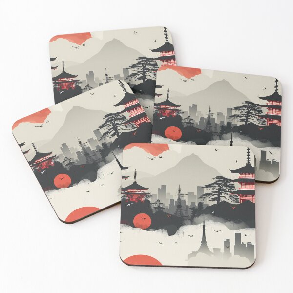 Item preview, Serene Japanese Scene designed and sold by GalacticLabs.