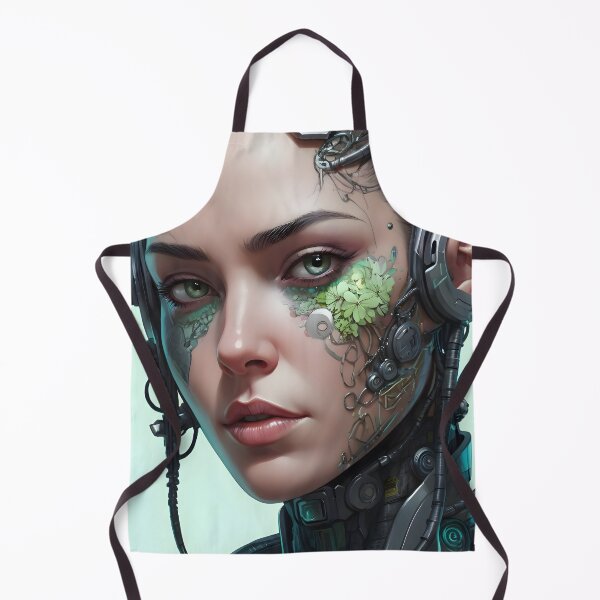 Item preview, Cyberpunk Female Portrait (Spring Theme) designed and sold by papi1998.