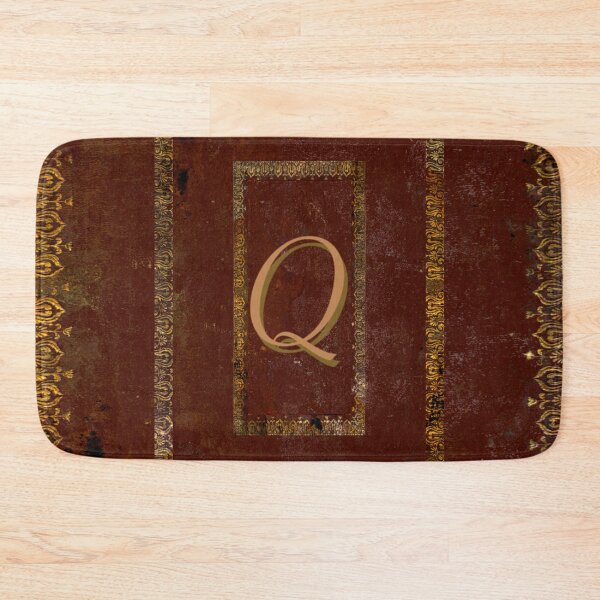 Item preview, Classic Gilded Leather Book Cover Design Letter Q designed and sold by JoolyA.