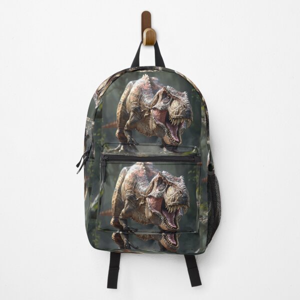 Item preview, T-Rex in the jungle. Prehistoric majesty designed and sold by ArtemisDesignAI.