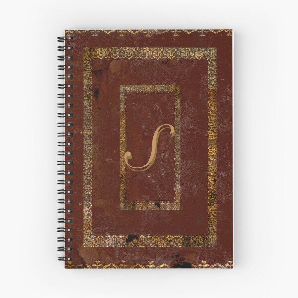 Item preview, Classic Gilded Leather Book Cover Design Letter S designed and sold by JoolyA.