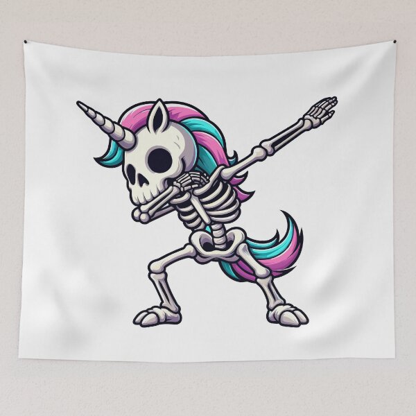 Item preview, Unicorn skull Dabbing designed and sold by Designowner.