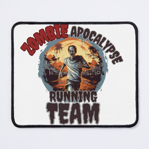 Item preview, Zombie apocalypse running team shirts designed and sold by Tintin1996.