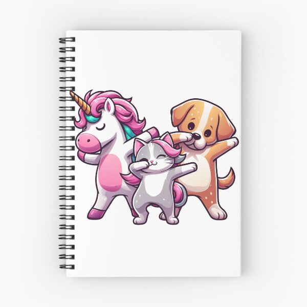Item preview, Dabbing Unicorn & Friends Dog and Cat designed and sold by Designowner.