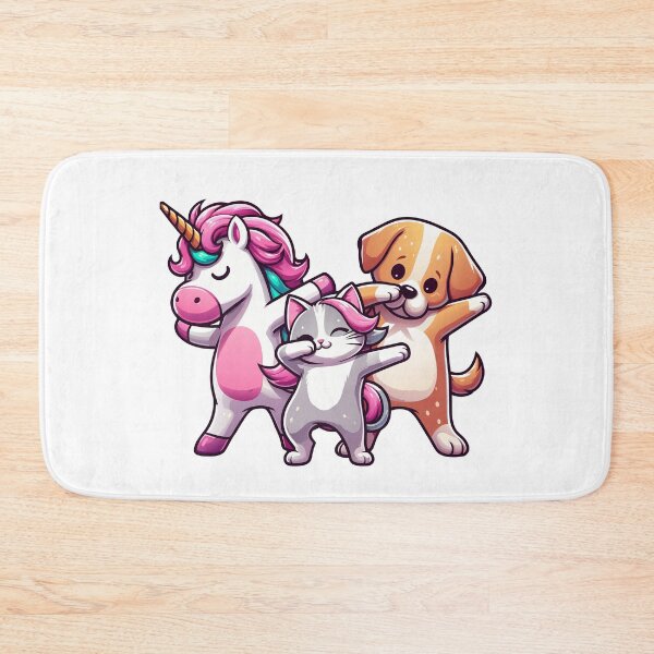 Item preview, Dabbing Unicorn & Friends Dog and Cat designed and sold by Designowner.