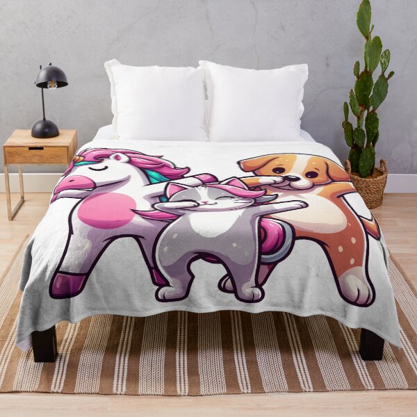 Item preview, Dabbing Unicorn & Friends Dog and Cat designed and sold by Designowner.