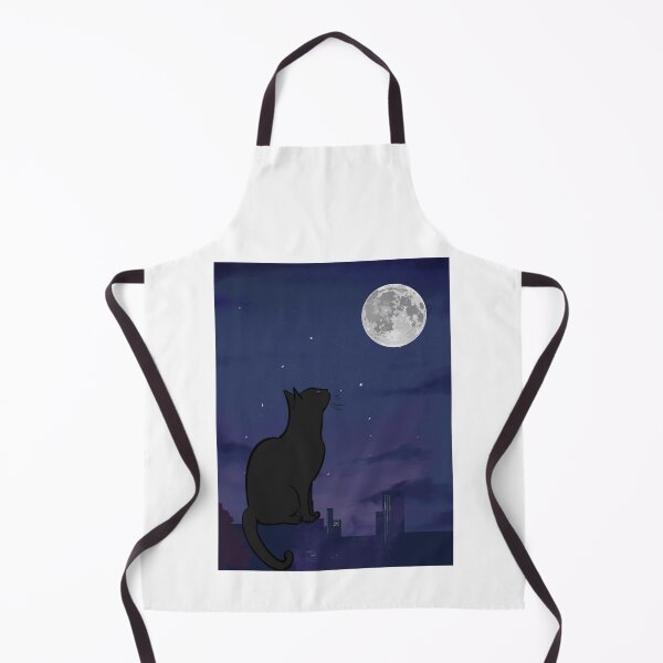 Item preview, Star Gazing City Black Cat designed and sold by lycancorvus.