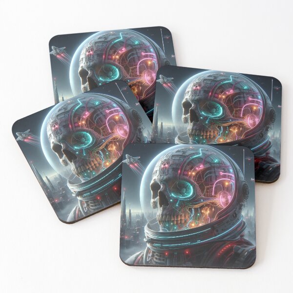 Item preview, Astronaut Skull Nexus of Tomorrow designed and sold by Divyansh200102.