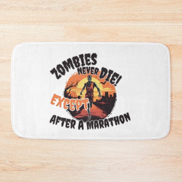 Item preview, Zombie never die except after a marathon shirts designed and sold by Tintin1996.